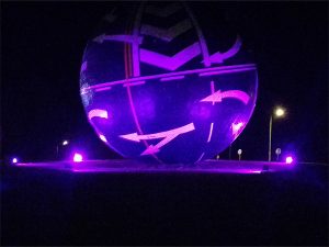 Naas Access Disability Group Perpetual Motion Sculpture Purple 2020