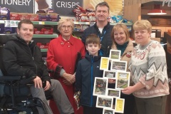 Thanking Tesco for their help with funding for the group and the Cancer Support Garden in Naas