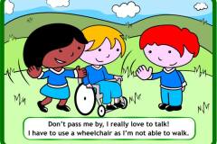 Don't pass me by, I really love to talk. I have a wheelchair as i'm not able to walk.
